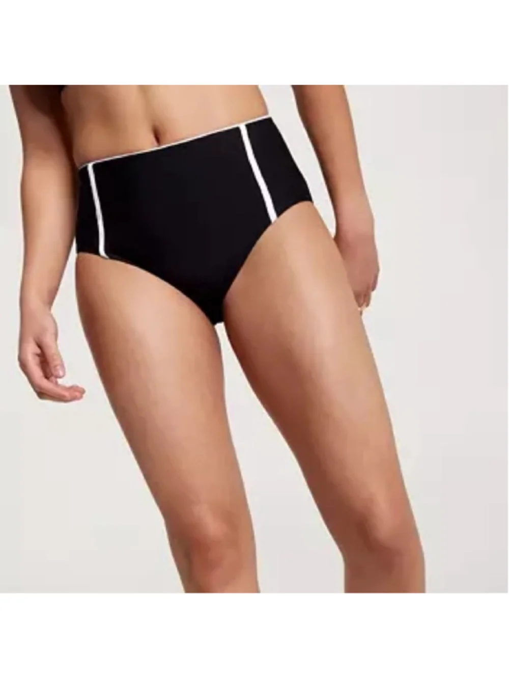 Calia high waisted piped bikini bottom xl sw30